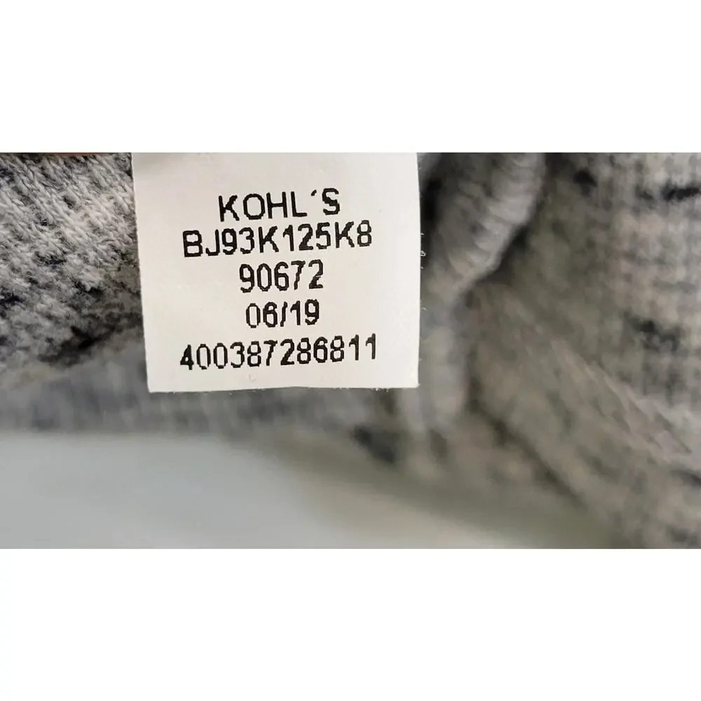 G) Jumping Beans Boys Long Sleeve Waffle Knit Raglan Gray Shirt 4T